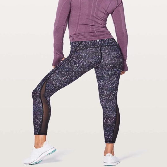 Lululemon Train Times 7/8 Pant 25" (Crystalline Multi / Black) - Picture 2 of 4